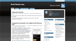 Desktop Screenshot of brianteeter.com
